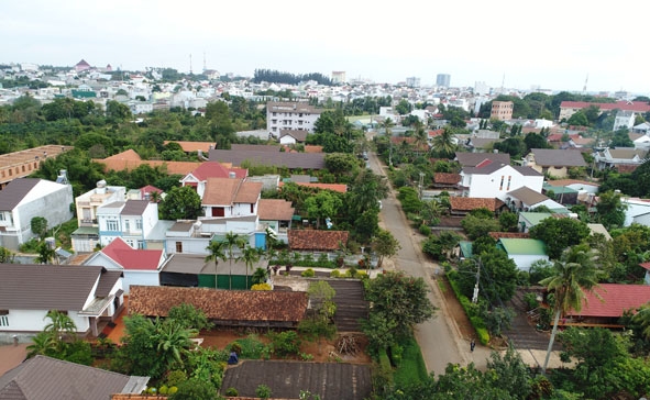 Một góc đô thị TP. Buôn Ma Thuột. 