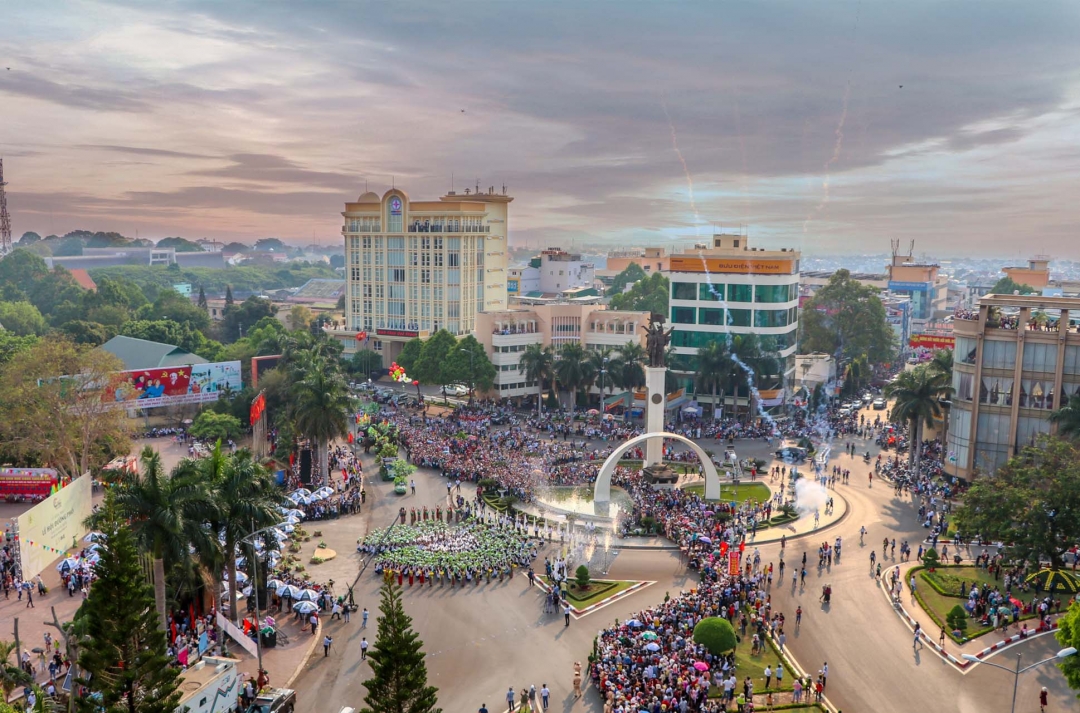 TP. Buôn Ma Thuột trong ngày hội lớn. Ảnh: Hoàng Gia