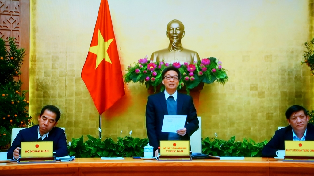 Phó Thủ tướng Chính phủ Vũ Đức Đam, Trưởng Ban chỉ đạo quốc gia về phòng chống dịch bệnh viêm đường hô hấp cấp do nCov gây ra 