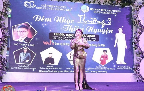 Tiết mục biểu diễn của nghệ sĩ Thanh Loan
