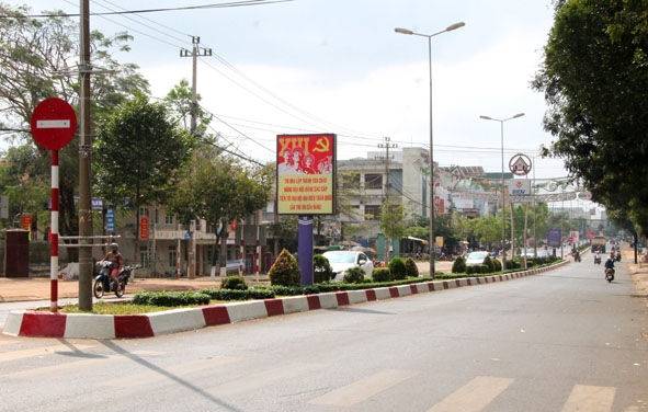 Thị xã Buôn Hồ tích cực tuyên truyền Đại hội Đảng các cấp.
