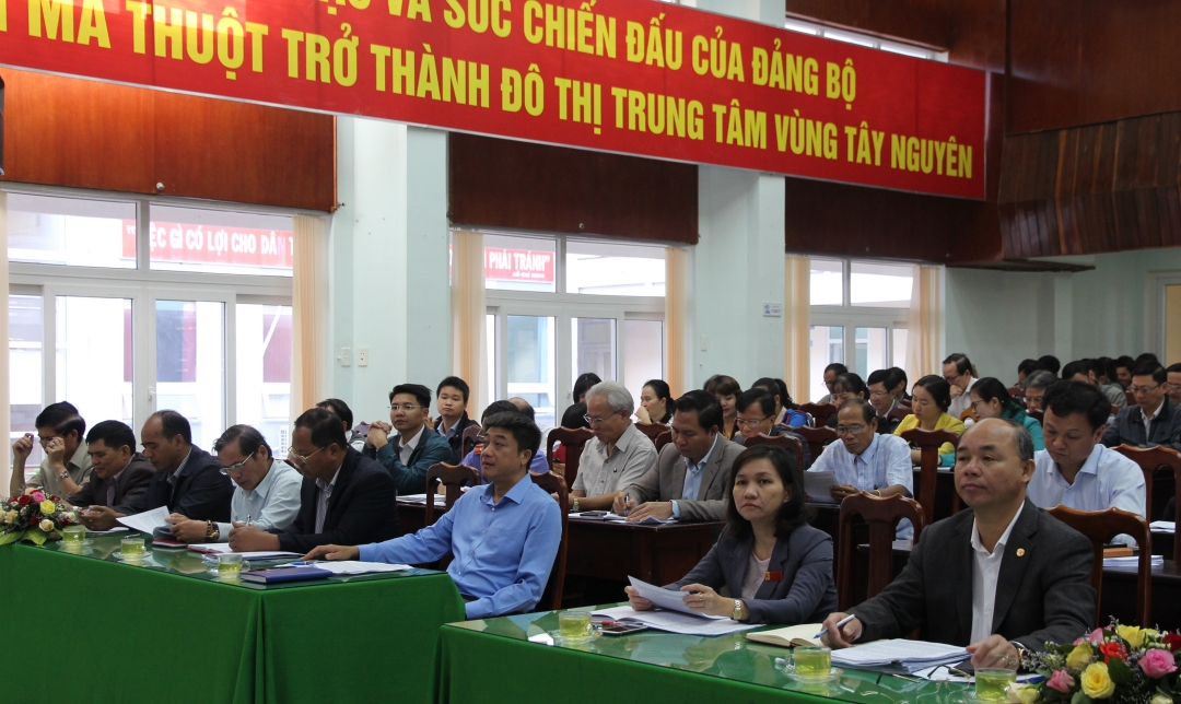 Các đại biểu tham dự hội nghị.