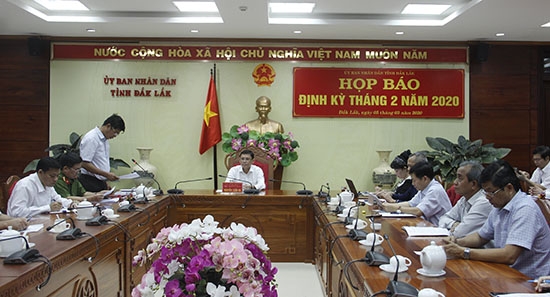 Quang cảnh buổi họp báo