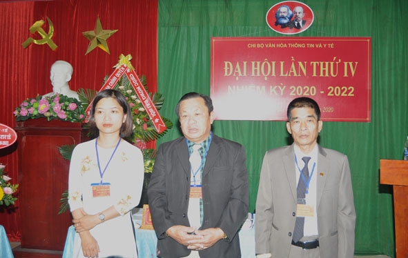Đại hội Chi bộ Văn hóa - Thông tin - Y tế lần thứ IV, nhiệm kỳ 2020 - 2022.