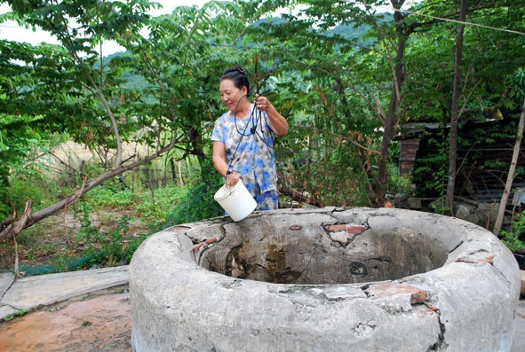 Giếng cổ Chămpa ở Cù lao Chàm. 