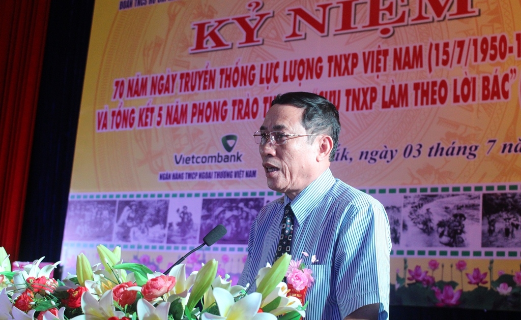 Phó Chủ tịch UBND tỉnh Võ Văn Cảnh phát biểu tại chương trình