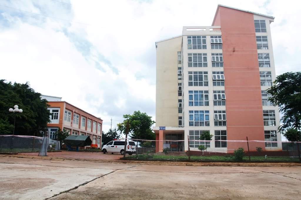Toàn cảnh khu cách ly Ký túc xá 