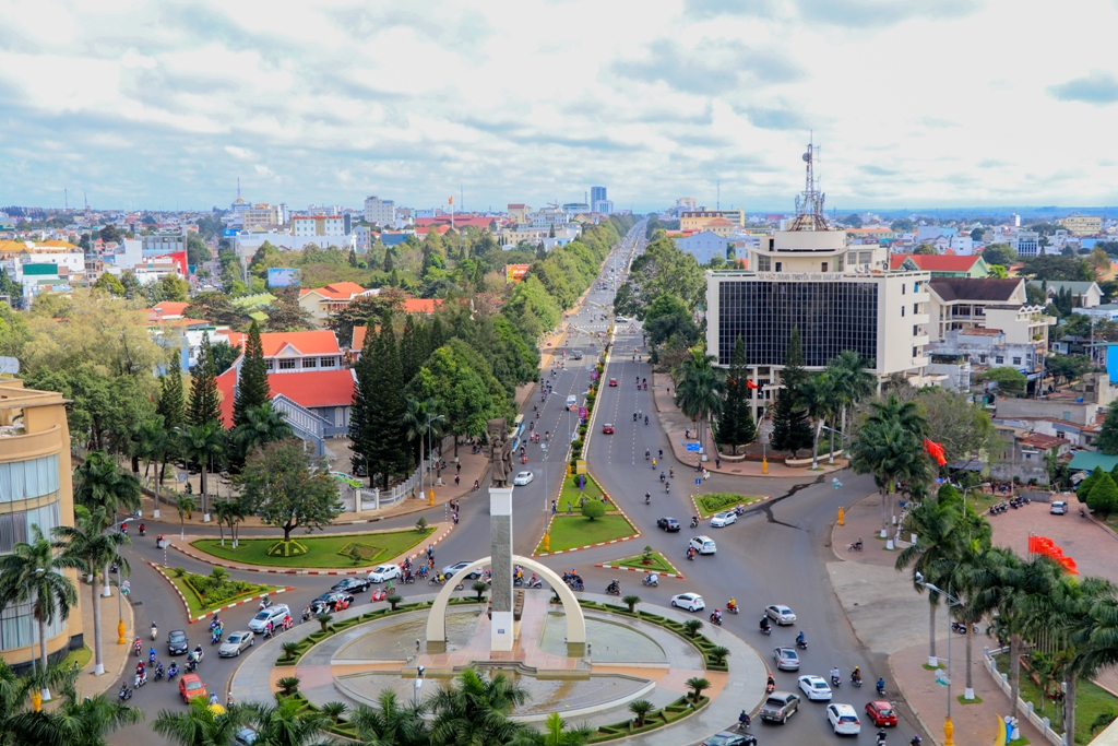 Ngã Sáu Buôn Ma Thuột.  Ảnh: Hoàng Gia