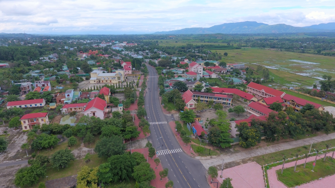 Thị trấn M'Drắk hôm nay. Ảnh: Tiến Ninh