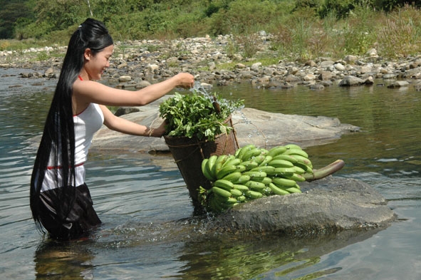 Những sản vật thu hái từ rừng và nương rẫy.