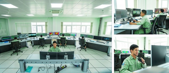  Hệ thống điện tự động hóa ở mức độ cao cho phép phòng điều hành điều khiển tập trung, kiểm soát đồng bộ hoạt động của nhà máy, kết nối các công nghệ điện tử, cơ khí,  môi trường.