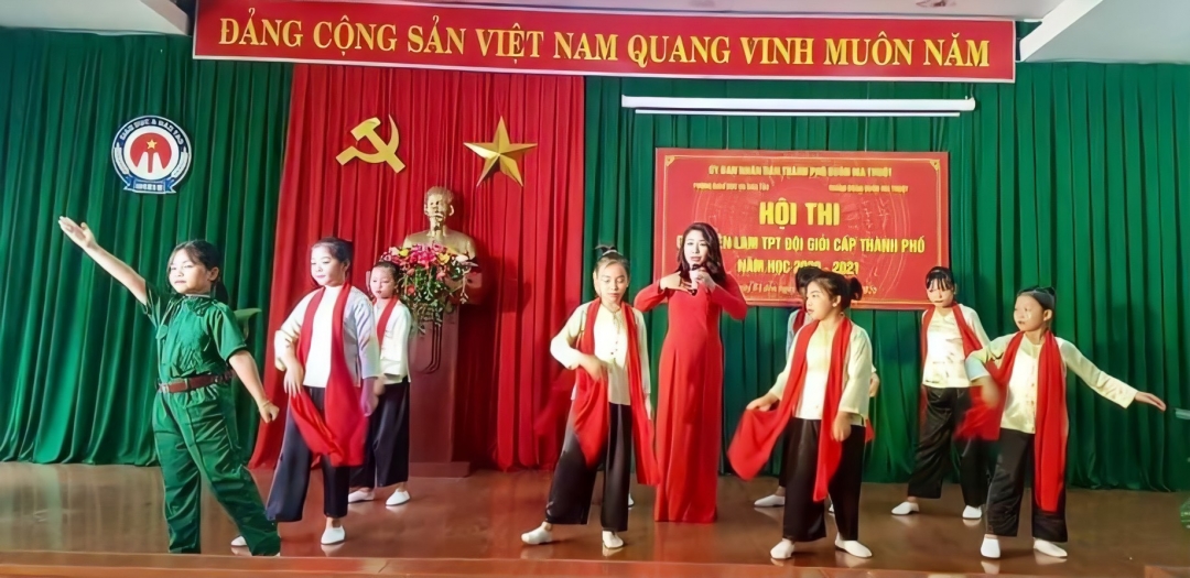 Thí sinh dự thi ở phần thi Năng khiếu