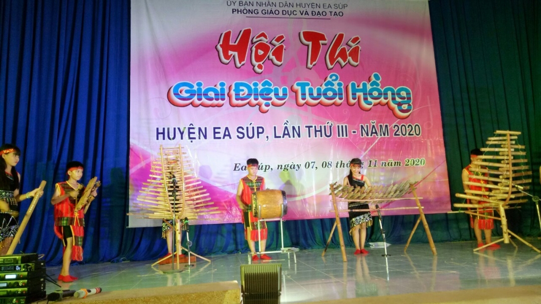 Một tiết mục dự thi của đoàn 