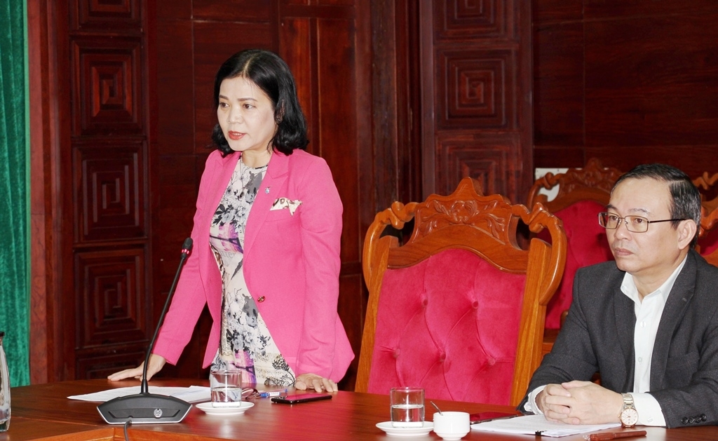Lãnh đạo Sở Ngoại vụ phát biểu tại hội nghị