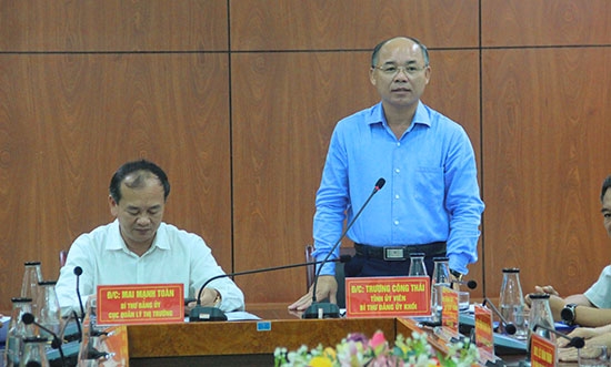 đồng chí Trương Công Thái, Tỉnh ủy viên, Bí thư Đảng ủy Khối các cơ quan và doanh nghiệp tỉnh