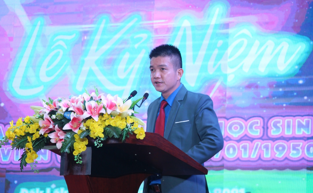 Chủ tịch Hội Sinh viên Việt Nam tỉnh Trần Doãn Tới ôn lại truyền thống 