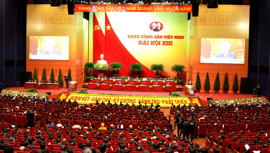 Toàn cảnh Đại hội XIII tại phiên Khai mạc. 