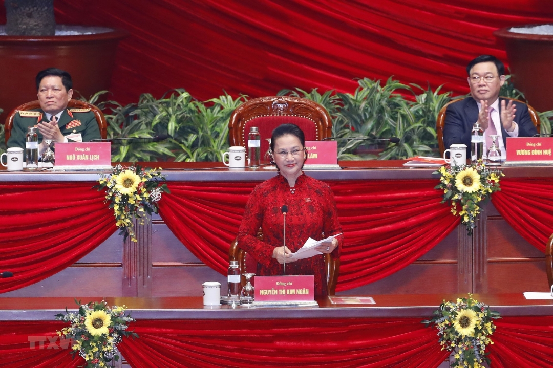 Chủ tịch Quốc hội Nguyễn Thị Kim Ngân điều hành phiên Bế mạc