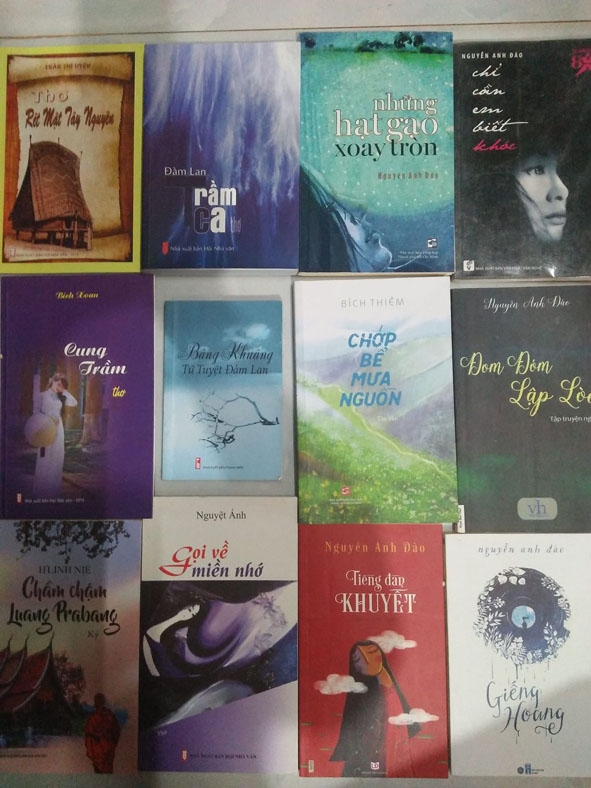 Một số tác phẩm  văn học  của các  nữ văn sĩ  Đắk Lắk. 