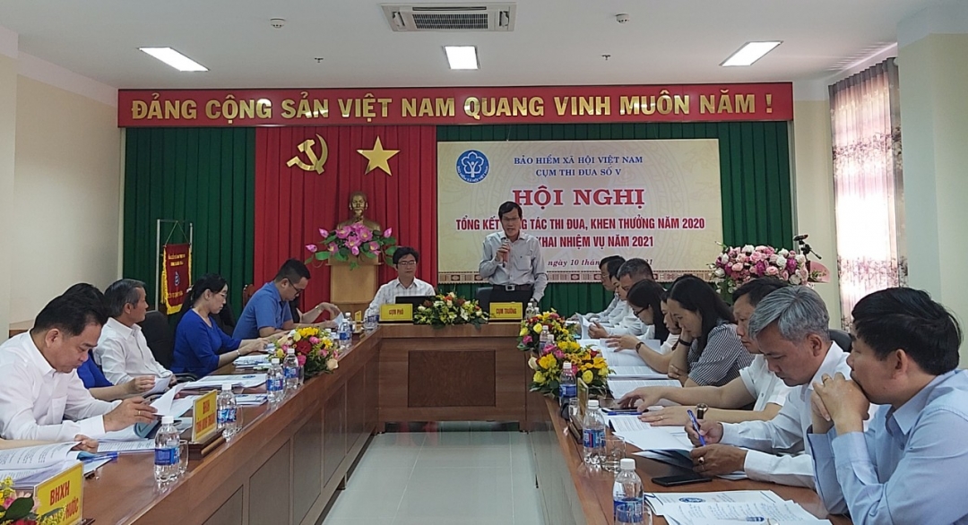 Lãnh đạo BHXH tỉnh Gia Lai - Cụm trưởng Cụm thi đua số V năm 2020