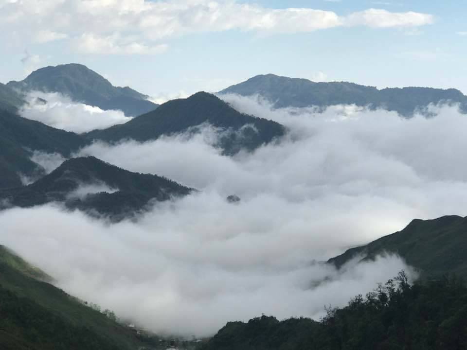 Không gian bản làng Tà Si Láng.  