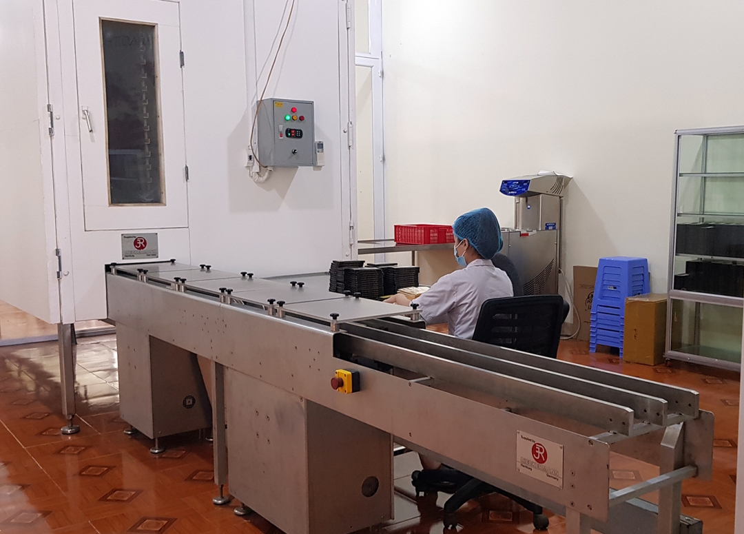 Sản xuất chocolate cao cấp tại một nhà máy ca cao tư nhân ở huyện Krông Ana.    