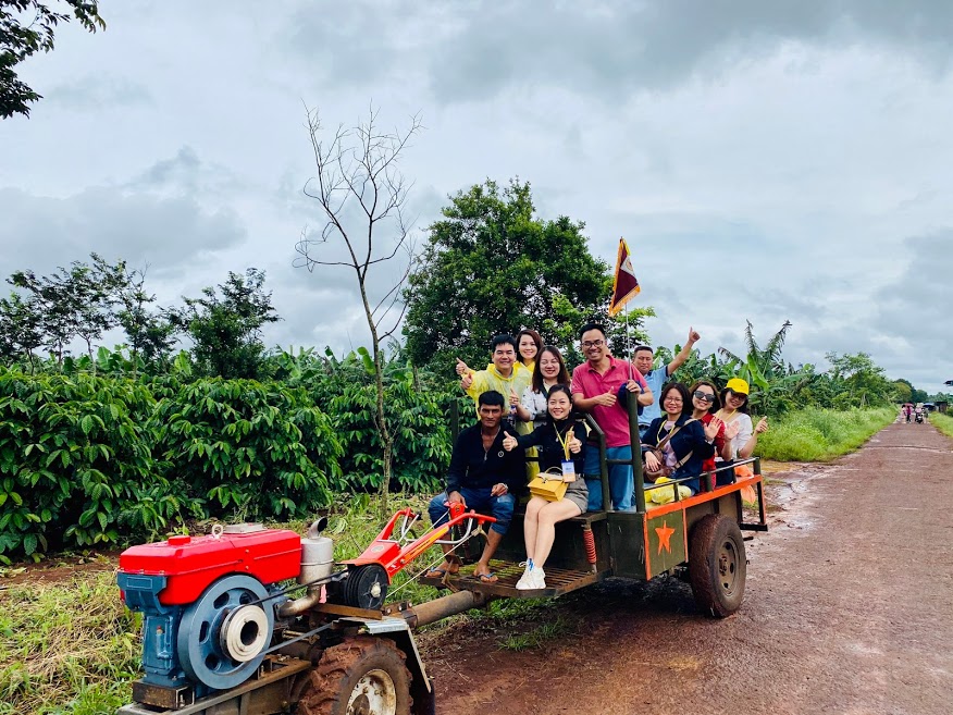 Công ty Du lịch - Thương mại Đam San vẫn duy trì sản phẩm du lịch trải nghiệm với cà phê  tại xã Cư Suê, huyện Cư M’gar. Ảnh: Công ty Du lịch Đam San